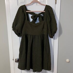 Free People Olive Mini Dress
